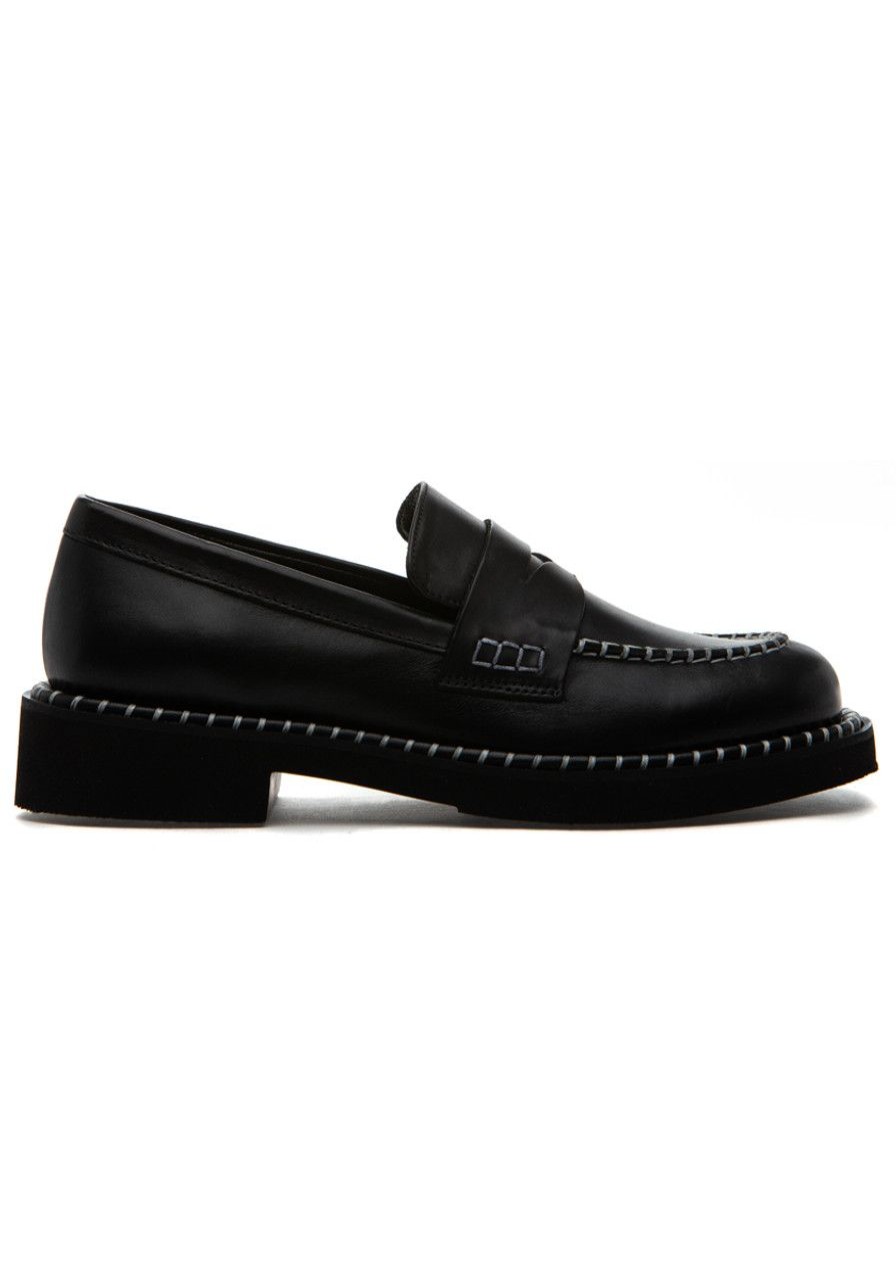 Women 275 Central Loafers & Oxfords | Potter Loafer Black Leather
