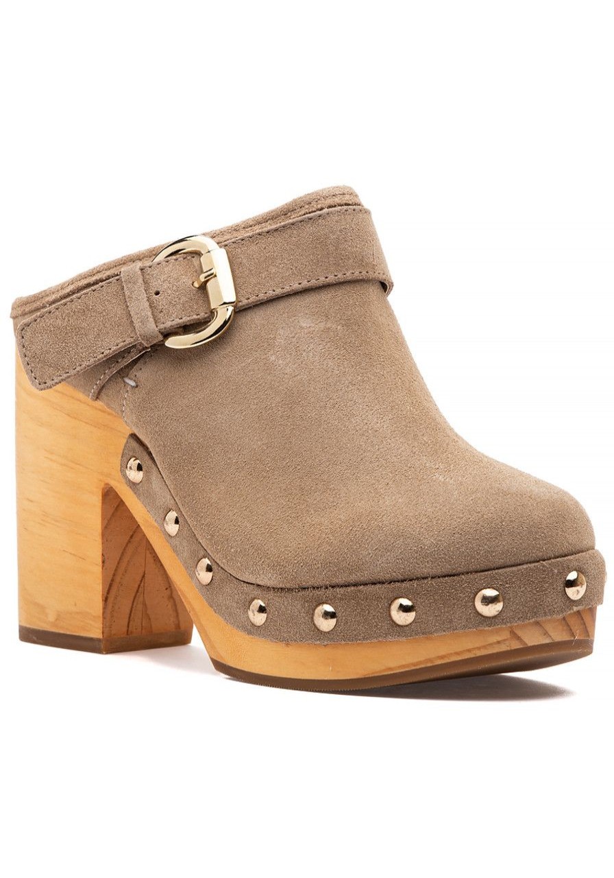 Women Steve Madden Mules & Clogs | Hilde Mule Tan Suede