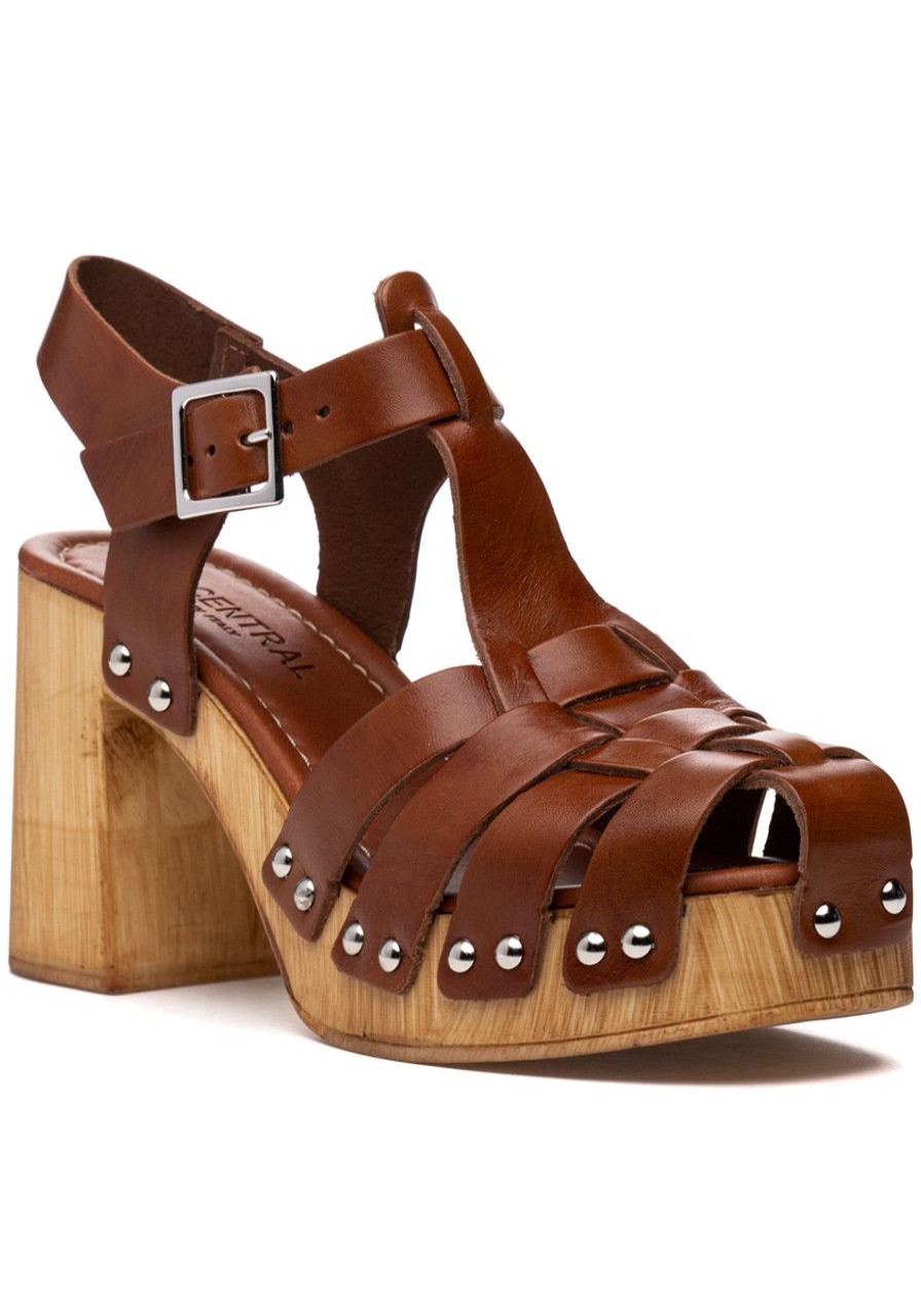 Women 275 Central Mules & Clogs | Pau Sandal Tan Leather