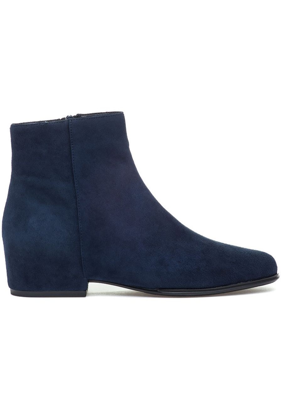 Women Jildor Boots | Glenda Boot Navy Suede