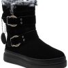 Women J/Slides Boots | Nelly Boot Black Waterproof Suede