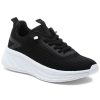 Women Urban Sport Sneakers | Wendee Sneaker Black Knit