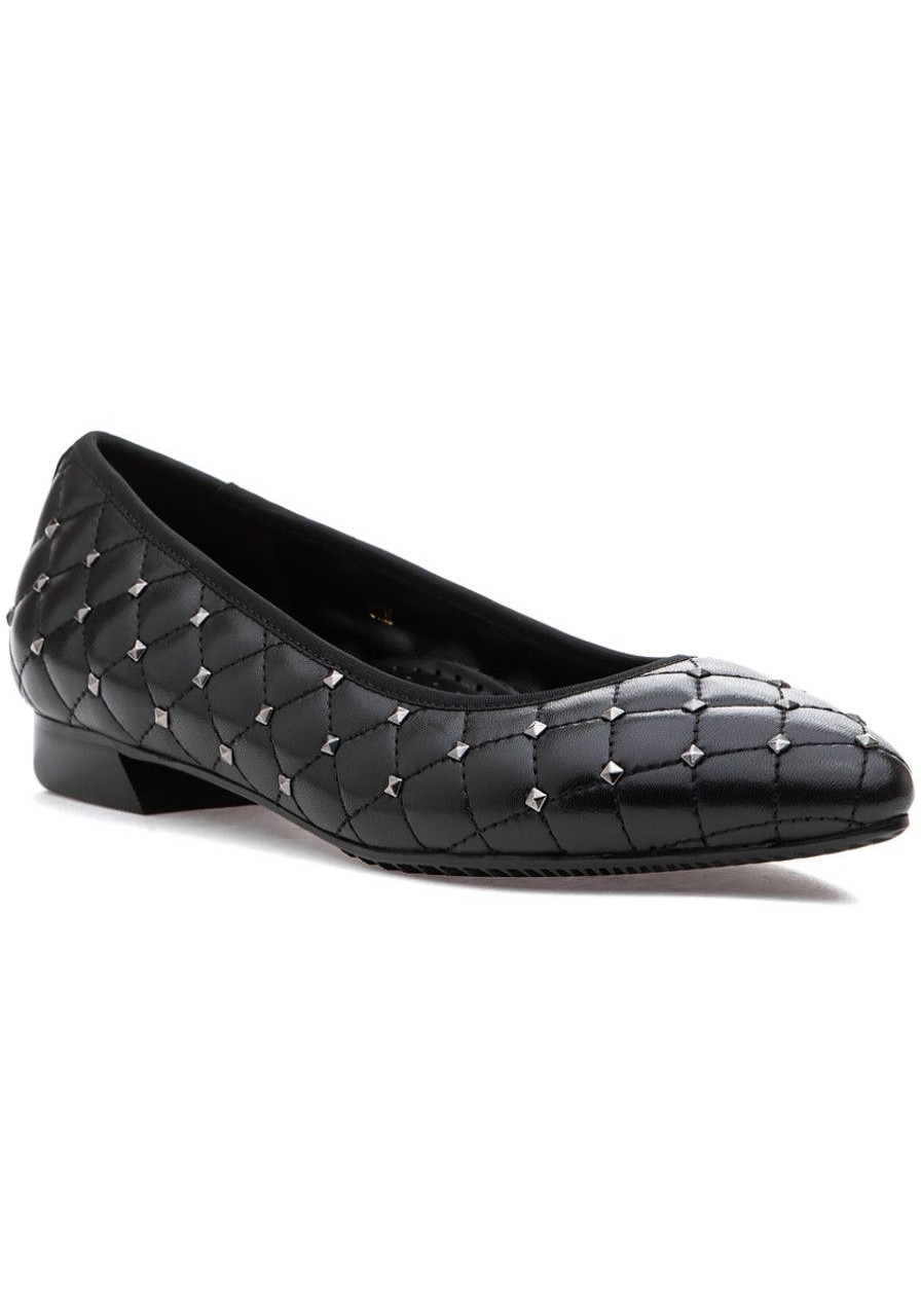 Women Jildor Flats | Kandi Flat Black Nappa
