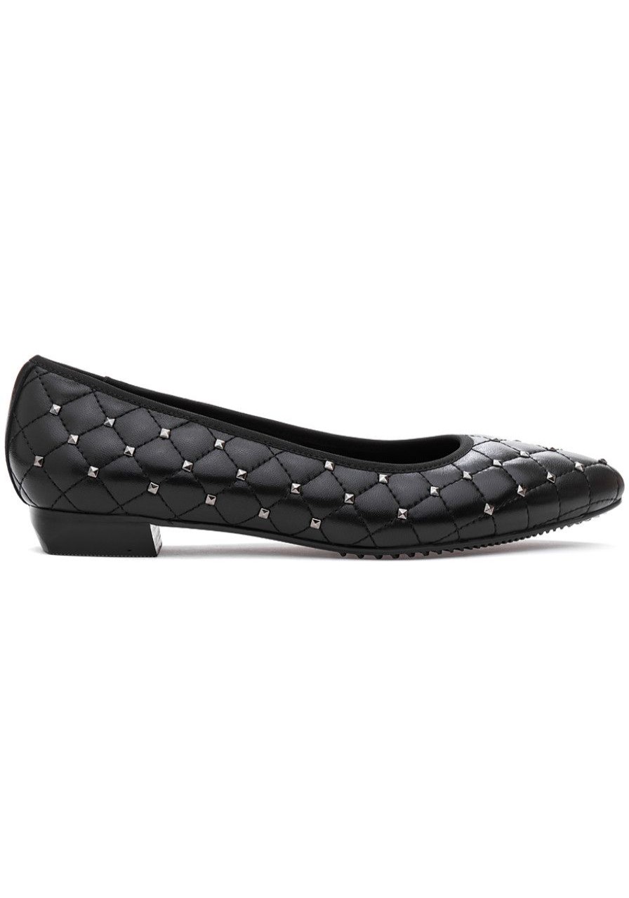 Women Jildor Flats | Kandi Flat Black Nappa