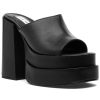Women Steve Madden Sandals | Cagey Sandal Black Leather